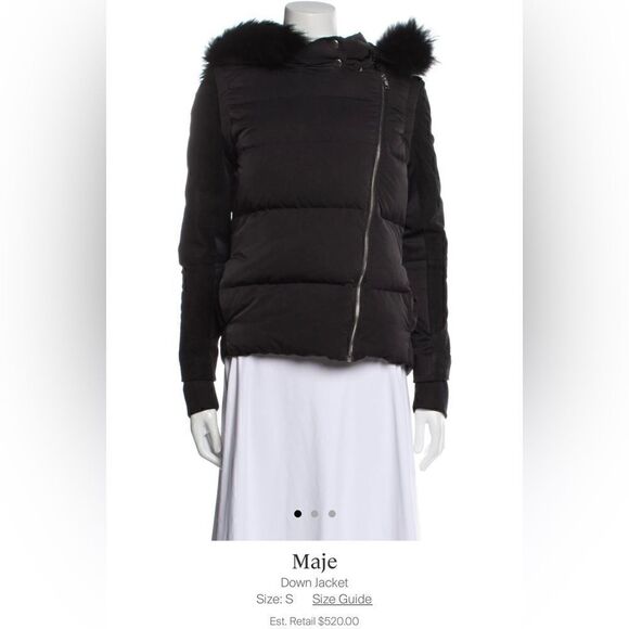 Maje  Black Jacket size XS - Picture 1 of 7